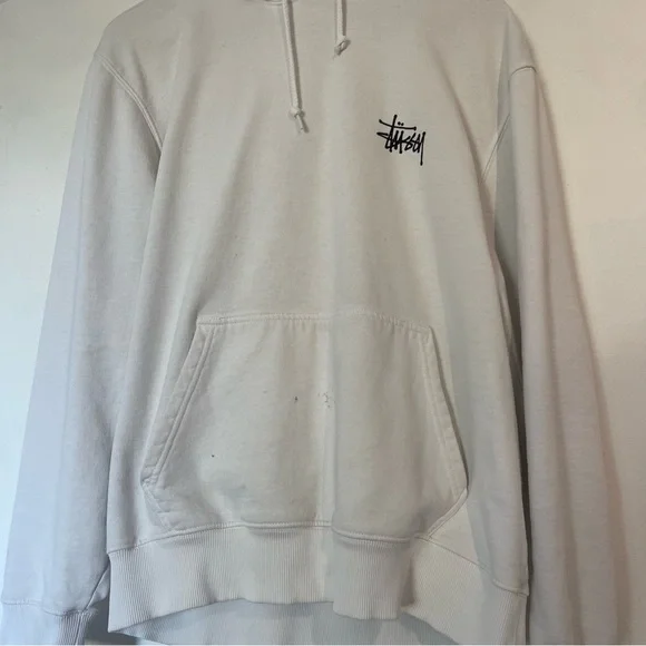 Stussy White Hoodie - Picture 4 of 8